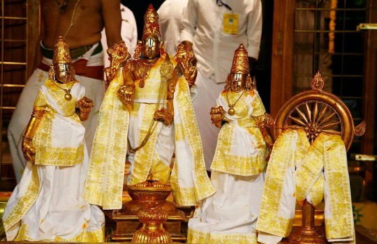 Lord Sri Venkateswara On His Appearence Day on 4th Octeober,2014 The Last Day Of Tirumala Brahmotsavams,2014