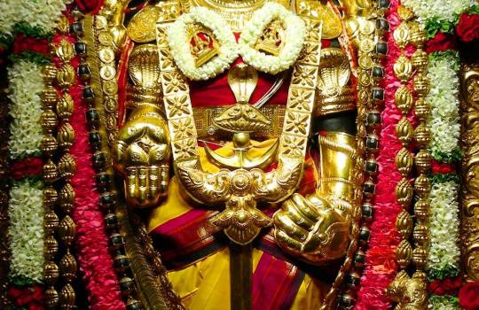 The Mystic Hand Mudras Of Lord Sri  Venkateswara