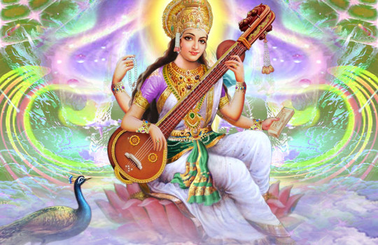Hindu Goddess Of Learning Saraswathi Devi