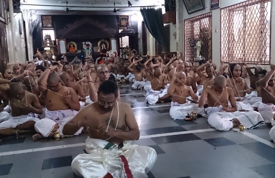 Brahmins Performing Sandhyavandanam