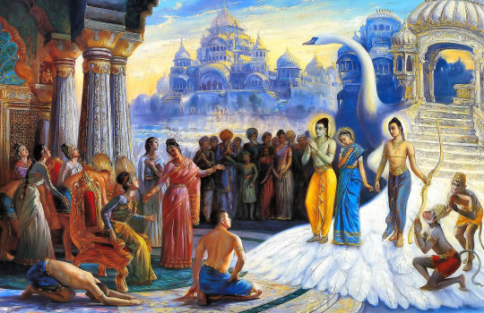 Sri Ram’s Return To Ayodhya After Spending Fourteen Years In Exile