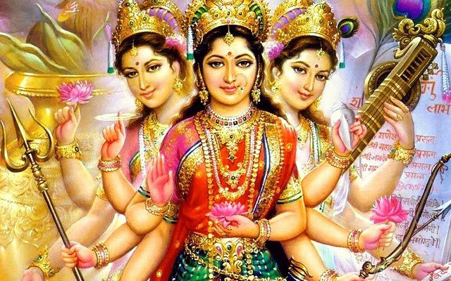 Maha Lakshmi Maha Saraswati Maha Parvathi Devi