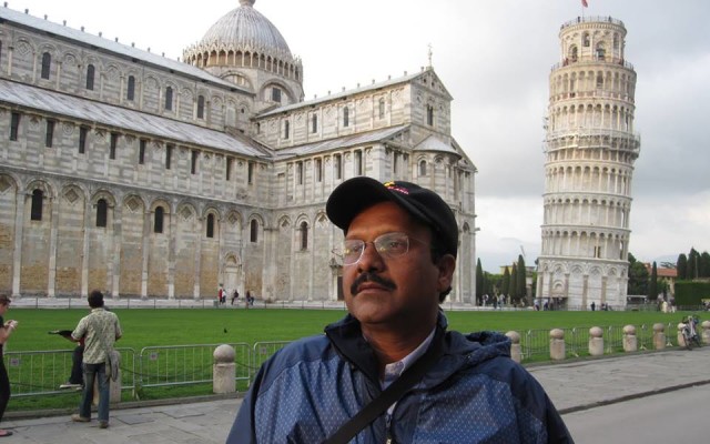 Sriram Sir At The Leaning Tower Of Pisa