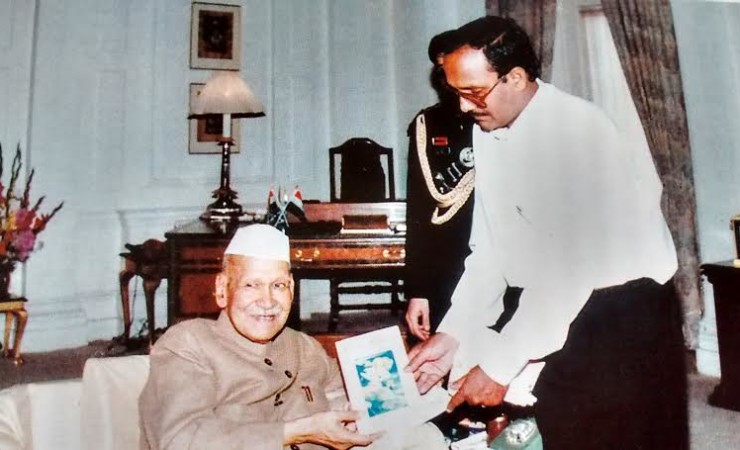 Sriram Sir With President Sankar Dayal Sarma