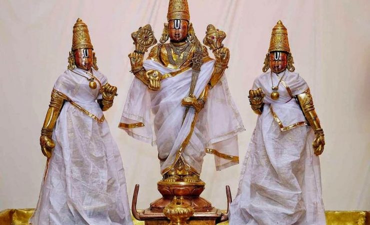 Lord Venkateswara And His Divine Consorts