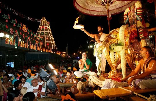 Lord Sri Venkateswara On Gaja Vahanam In Tirumala Brahmotsavams,2014