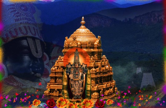 The Amazing Golden Gopuram Of Tirumala Temple
