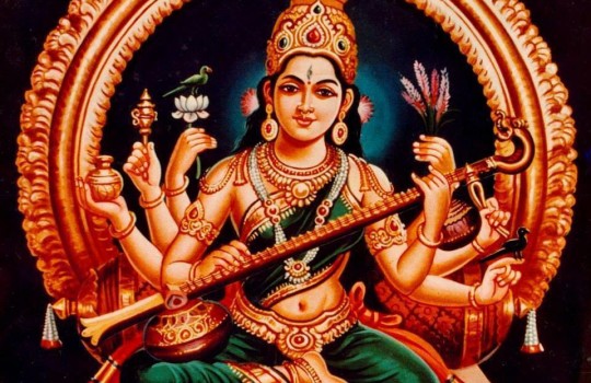 An Amazing Goddess Saraswathi Devi