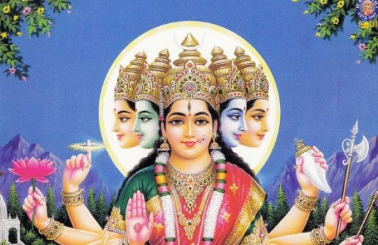 Hindu Goddess Gayathri