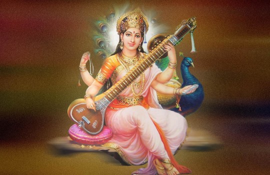 Hindu Goddess Saraswathi