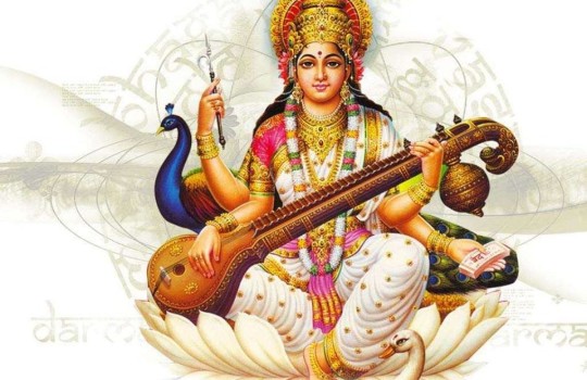 Holy Goddess Saraswathi