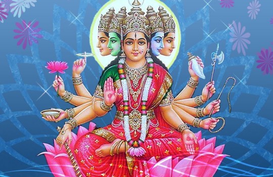 Hindu Goddess Gayatri