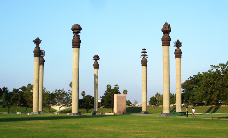  Rajiv Gandhi Memorial At The Blast Site In Sri Perumbudur