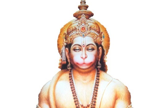 Lord Hanuman In meditation