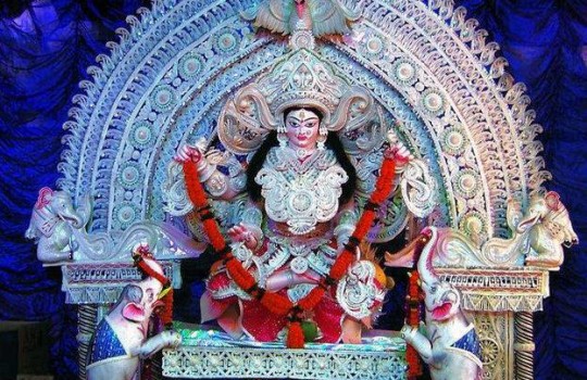 Holy Hindu Goddess Kanaka Durga
