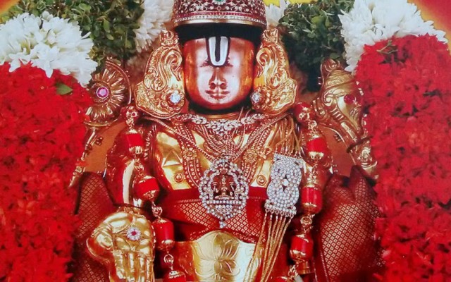 An Amazing Lord Sri Venkateswara In Tirumala Temple