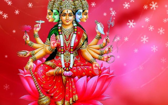 Hindu Goddess Gayathri