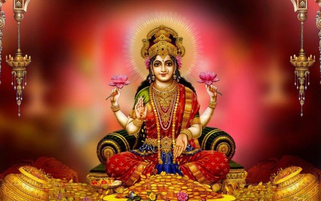 Hindu Goddess Sri Maha Lakshmi