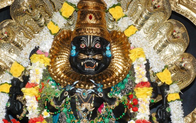 Sri Lakshmi Narasimhar In Anthili Temple