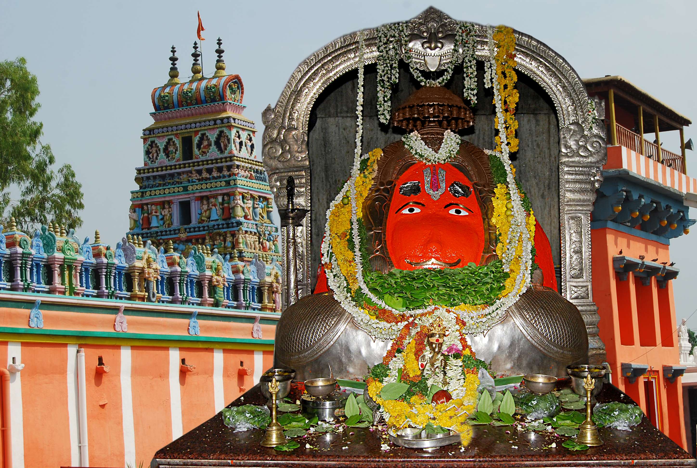 The Karmanghat Hanuman Temple In Hyderabad And It's Moola Virat