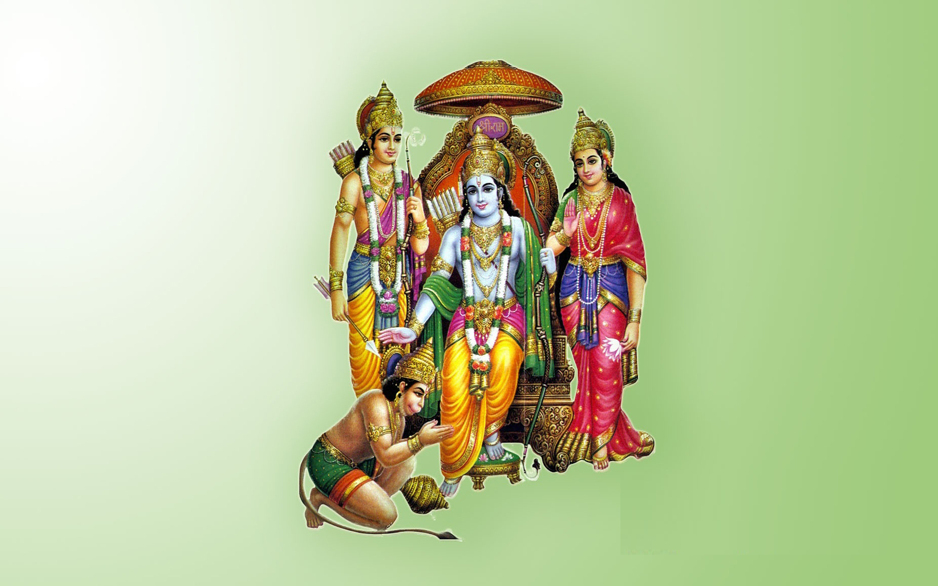 Lord Sriram And Goddess Sita Devi