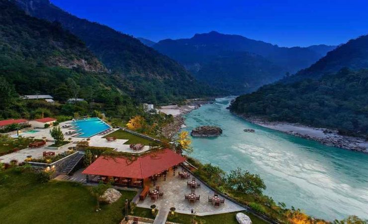 Ganges River At Rishikesh