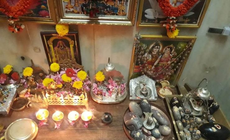 Ghee Lamps In Vijaya’s House